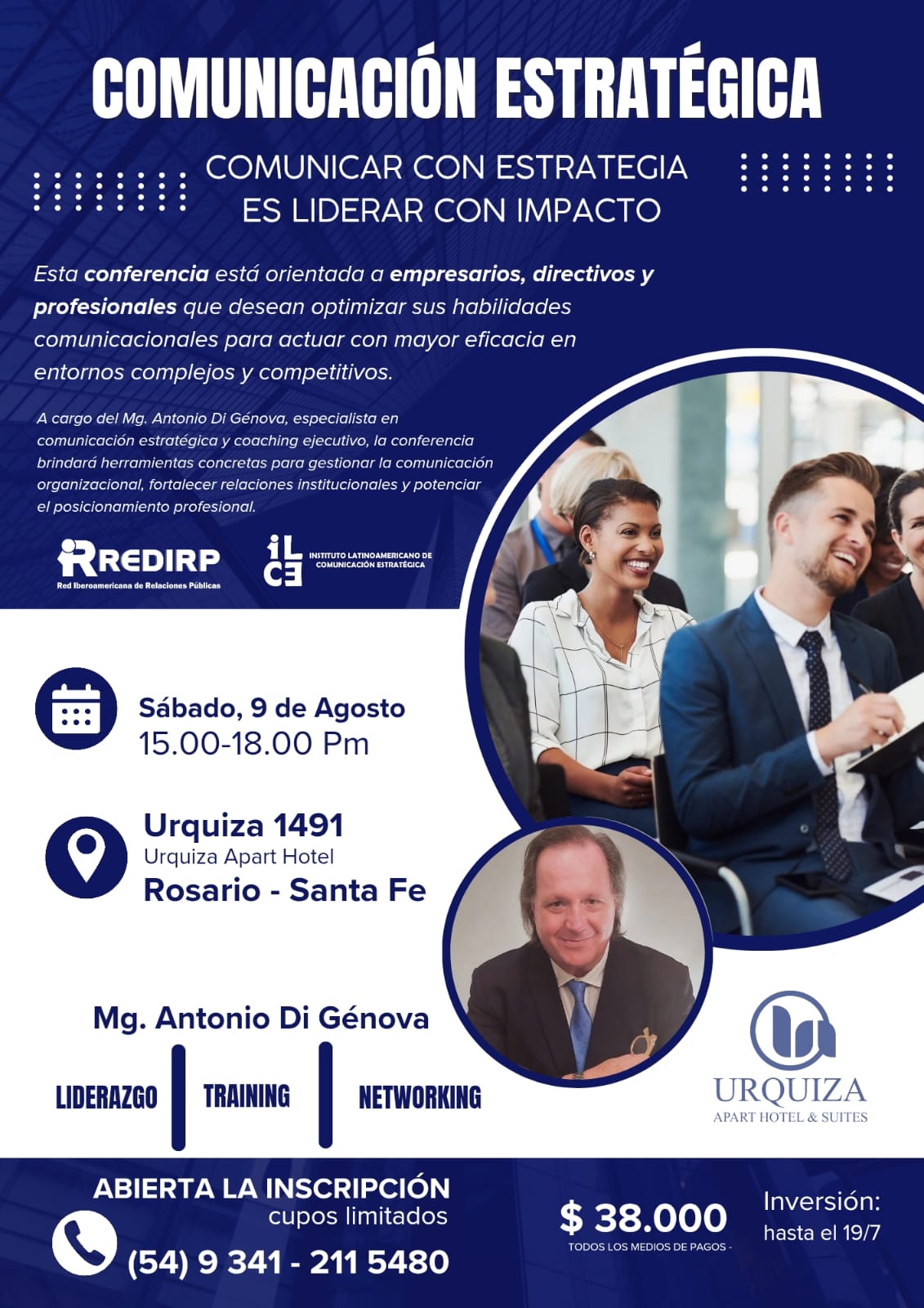 CONFERENCIA EN ROSARIO: COMUNICACIÓN ESTRATÉGICA